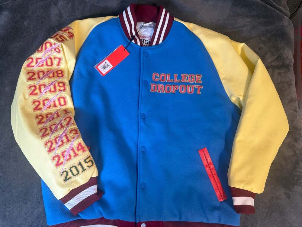 Headgear Classics Kanye West The College Dropout Tour Varsity Jacket